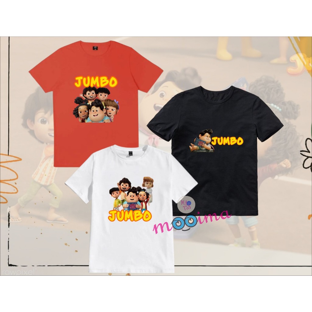 

kaos anak film jumbo viral / baju anak film animasi jumbo