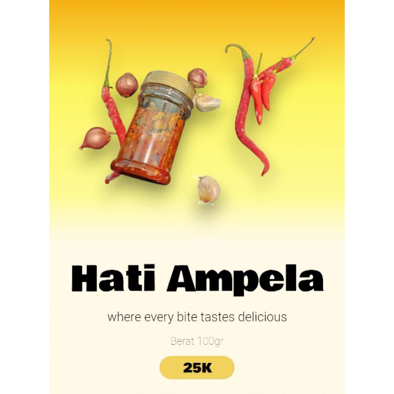 

Sambal Hati Ampela