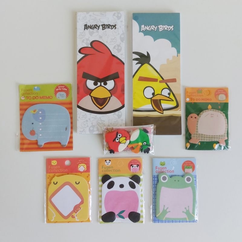 

Take All 2 Pcs Notes & Eraser Angry Bird + 5 Pcs Sticky Notes