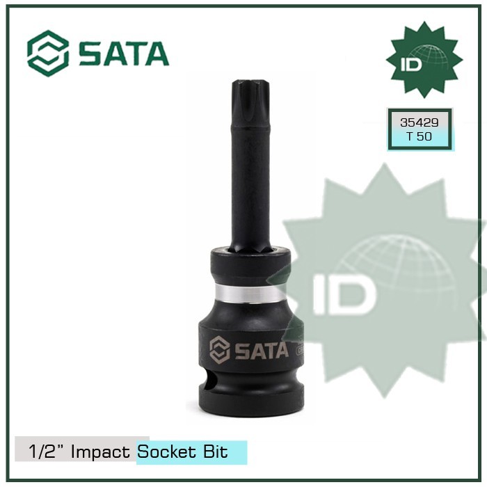 Kunci Sok Bit T30 1/2" Impact Socket Bit T30 35426 SATA TOOLS