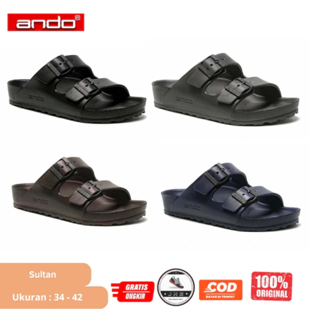 Ando Sultan Sandal Slip On Pria Dewasa - Sandal Casual Pria / Ando Sultan Sandal Slip On