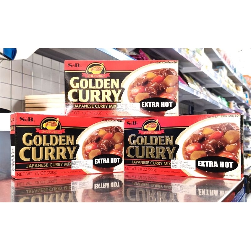 

S&B Golden Curry Extra Hot 220gr/Golden Curry Extra Hot 220gr/Bumbu Kari Jepang