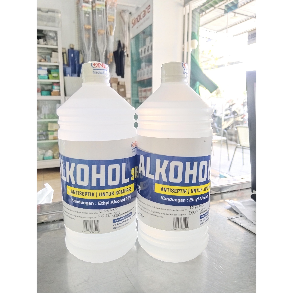 Onehealth Alkohol 96% 1 Liter / Alkohol 96% / Alkohol 1 Liter