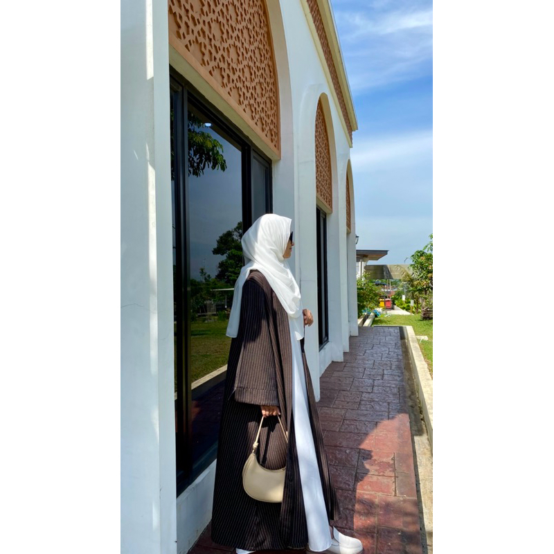 KAWAAKAREE - MARYAM ABAYA OUTER - Fashion Muslim - Abaya - Abaya Outer - Outer - Abaya Arab - Abaya 