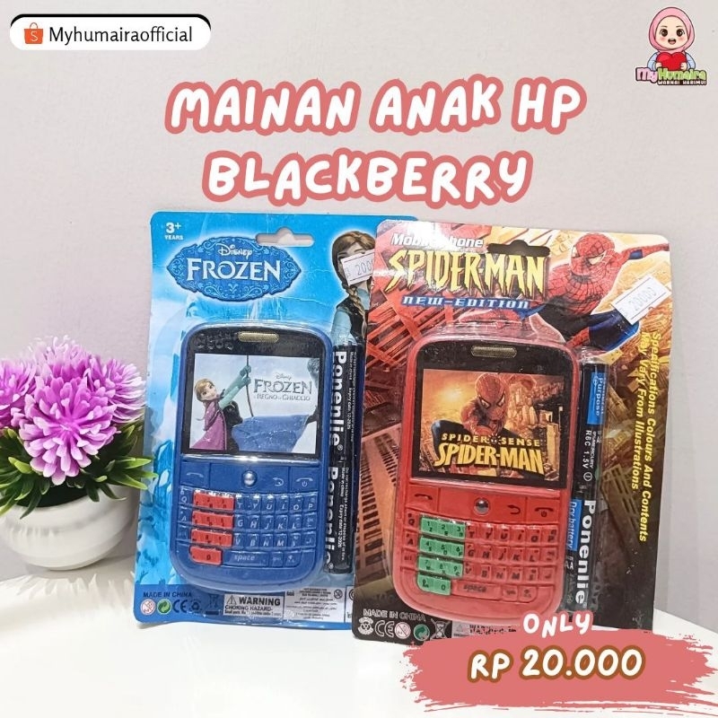 [TENGGARONG] MAINAN ANAK HP BLACKBERRY
