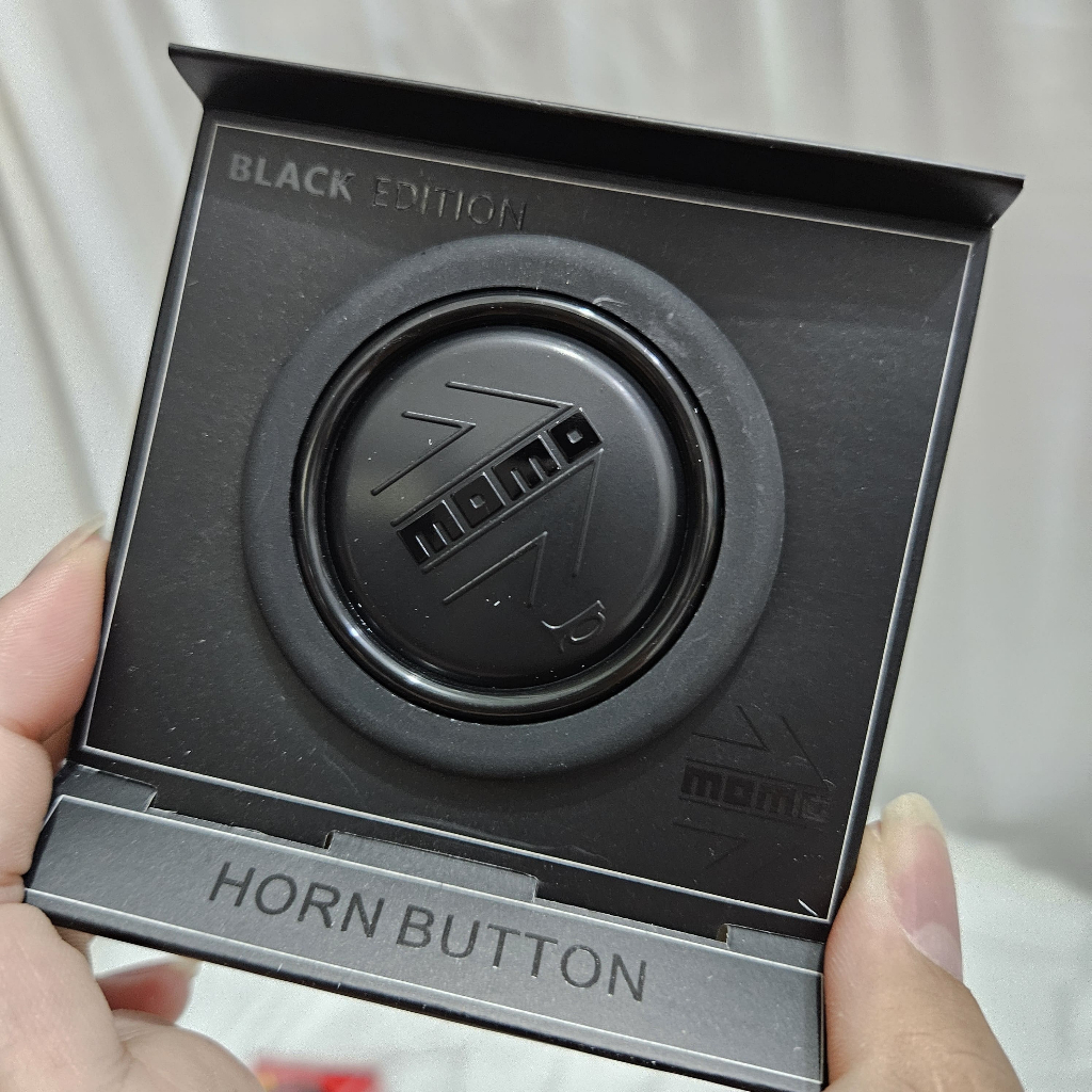 Tombol Klakson Momo Black Edition Import Momo Horn Button Like Original