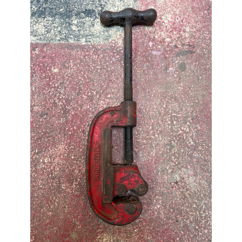Vintage Ridgid Heavy Duty, Alat Pemotong Pipa, Pipe Cutter, 12-50 mm