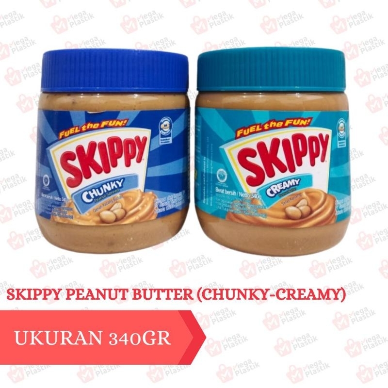 

SKIPPY PEANUT BUTTER (CHUNKY-CREAMY) 340GR