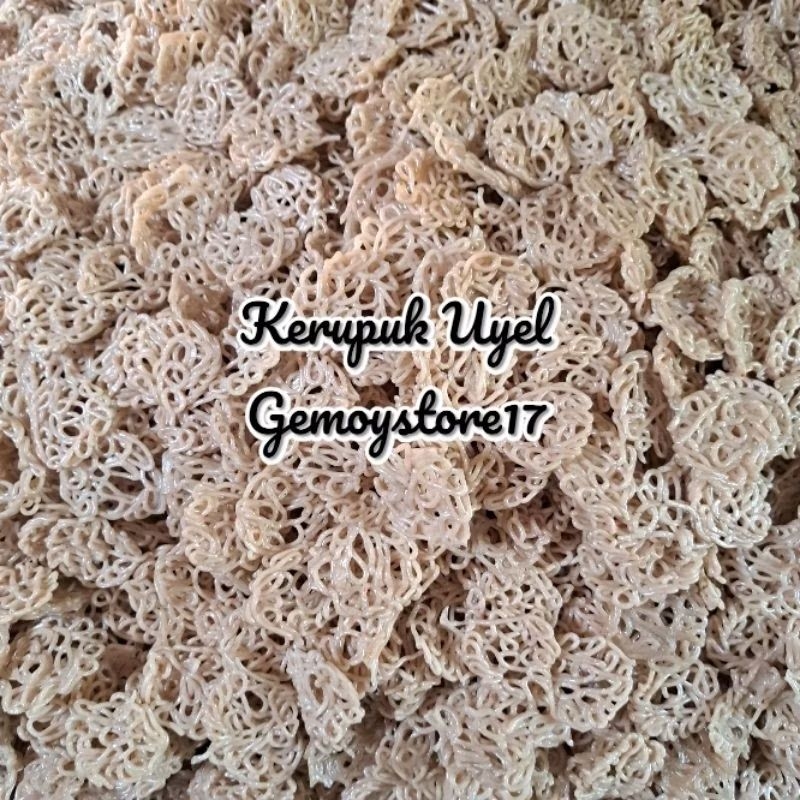 

[1 Kg] Kerupuk Uyel Mentah / Kerupuk Mawar / Krecek Mentah