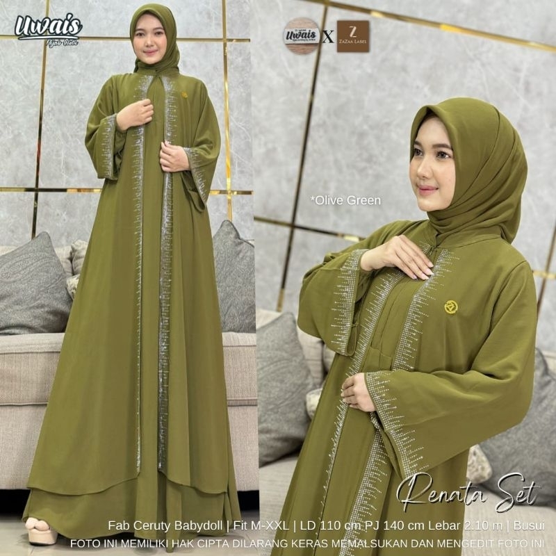 RENATA SET FREE HIJAB ORIGINAL ZAZAA LABEL
