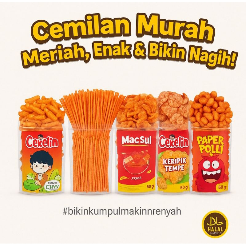

Cemilan Murah dan bikin Nagih Cekelin