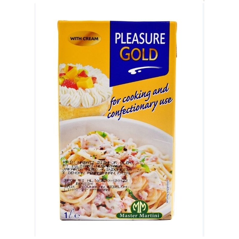 

Pleasure Gold/ Cream Cooking/Whipping Cream/ Krim Serbaguna 1 liter