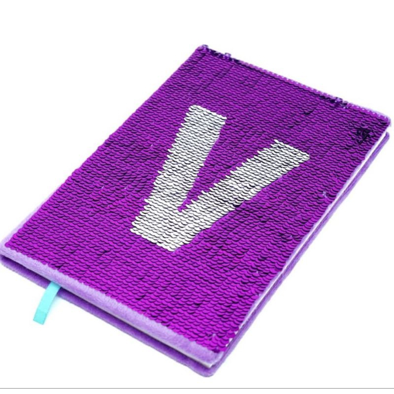

notebook alphabet sequin (dua design cover)7320