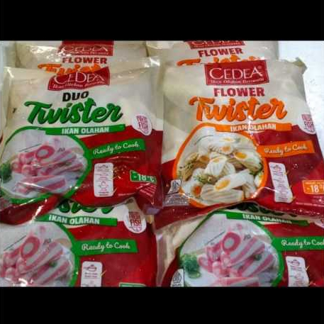 

Cedea Olahan Ikan Flower Twister, Duo Twister