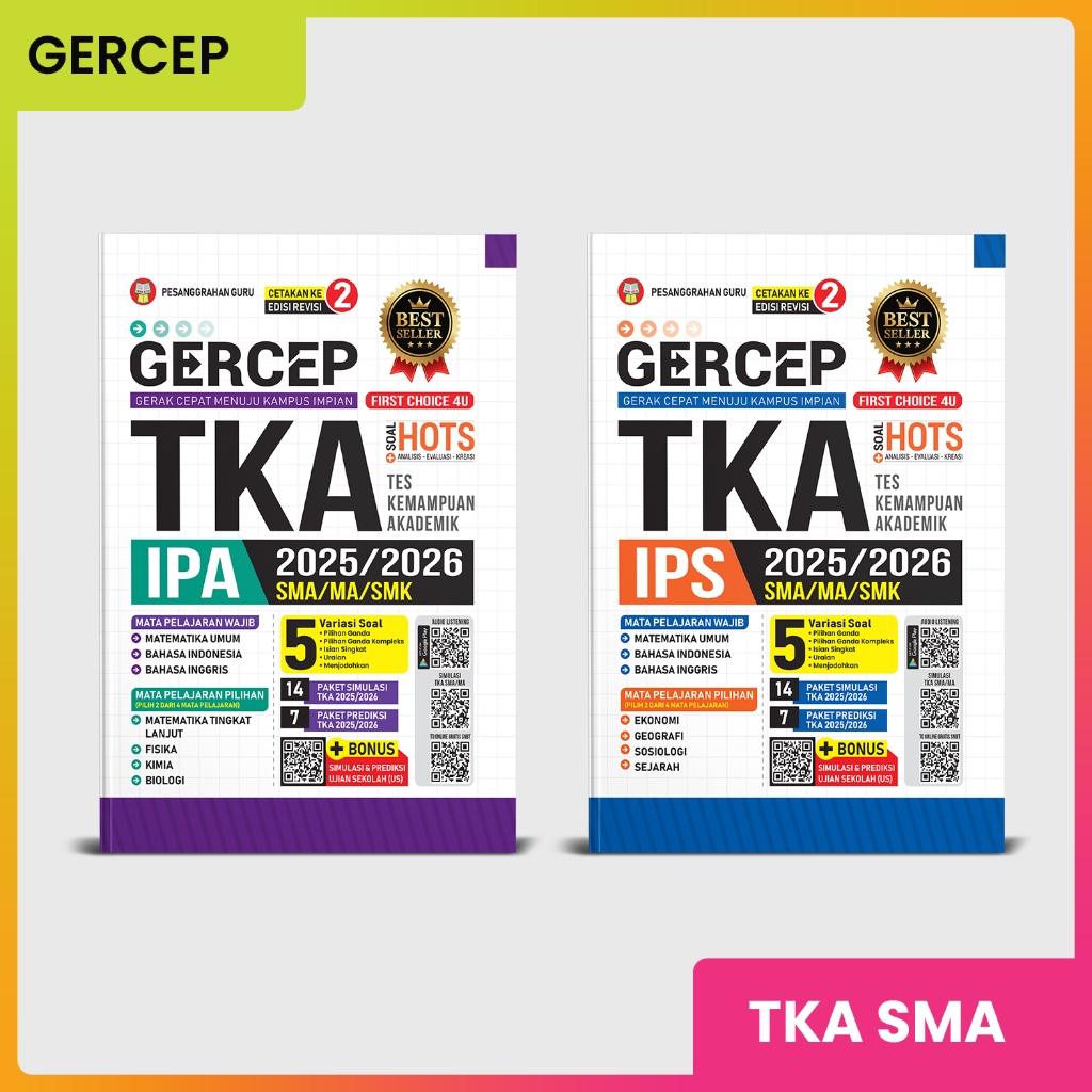 syari - Yrama Widya - Buku Gercep TKA SMA 2025/2026 IPA IPS Buku Ujian Nasional dan Sekolah