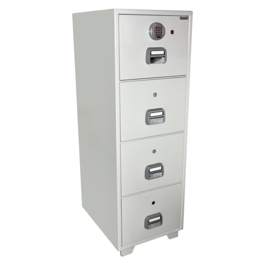 Krisbow Brankas Tahan Api Lemari Arsip Filing Cabinet Besi 2/3/4 Susun