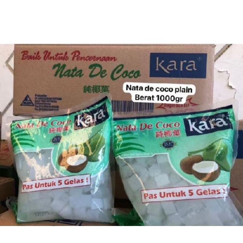 

nata de coco plain berat 1000 grm
