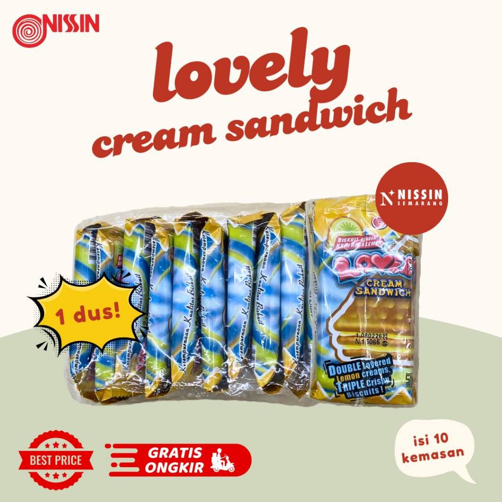

1 Dus Nissin Lovely Lemon 25gr 10pcs isi 28pak