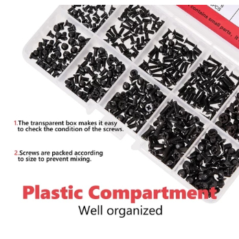 500Pcs Baut Hp Handphone /  Laptop Sekrup Kacamata Baut Mini Baut Reparasi / Jam Tangan