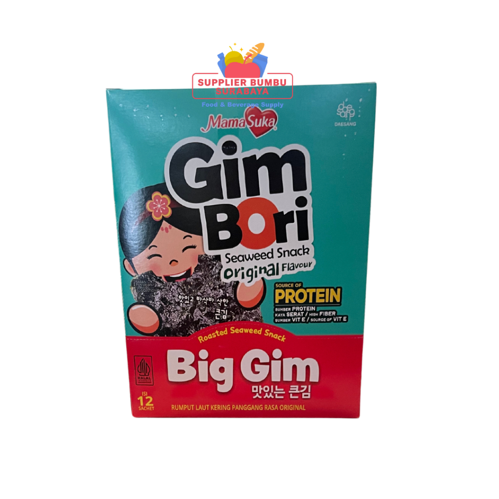 

MamaSuka Big Gim Seaweed Sheet Snack Rumput Laut Panggang 3g