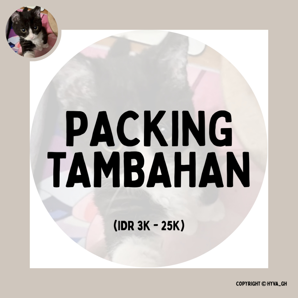 

PACKING TAMBAHAN