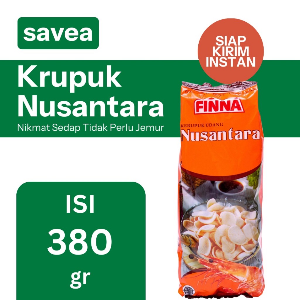 

FINNA KERUPUK UDANG NUSANTARA 380g