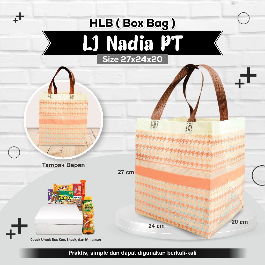 

[INSTAN] TAS SOUVENIR | Tas Spunbond | Tas Hajatan Mewah | Tas Kotak Nasi 20x20 | Box Nasi 20x20 | Tas Tasyakuran