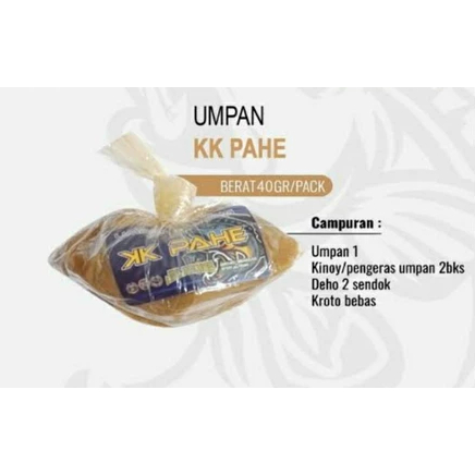 Umpan Pancing KK Pahe/Umpan KK Pahe Jaliteung