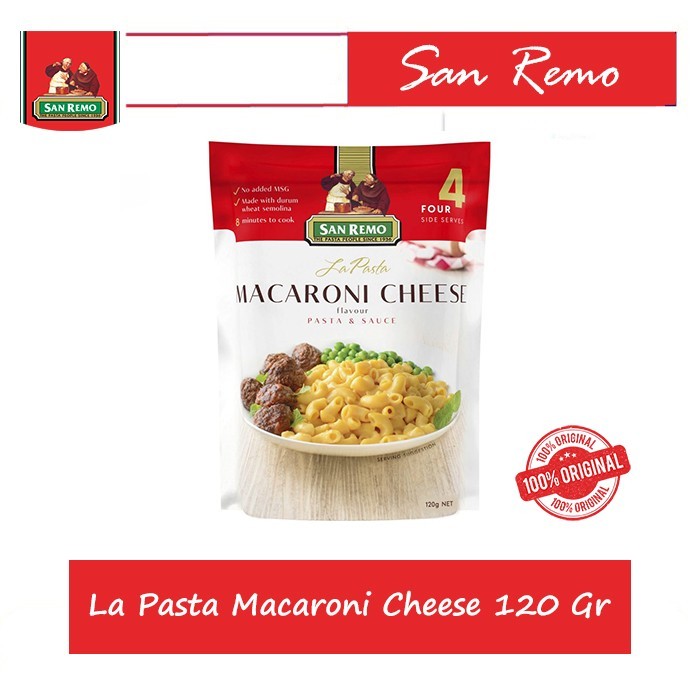 

San Remo La Pasta Macaroni Cheese 120 Gr