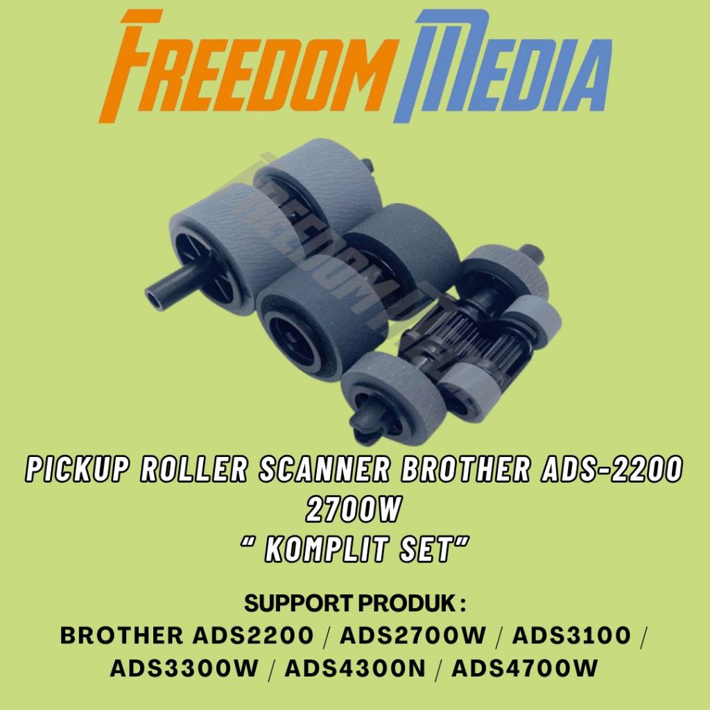 Pickup Roller Scanner Set Brother ADS-2200 ADS2200 ADS-2700 ADS-2700W ADS-3100 ADS-3300W ADS-4300N A