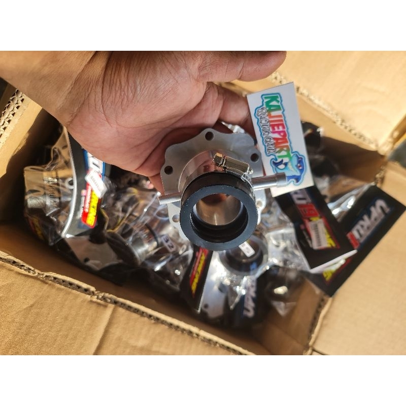 MANIPOL INTAKE MANIFOLD NINJA 150 R/RR SERONG KANAN UKURAN 32/35/38 VPRO 19