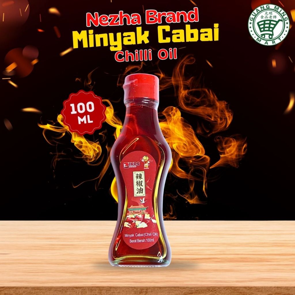 

Chili Oil 100ml "IKPS" Nezha Brand / Minyak Cabai / La You / Red Chili Oil