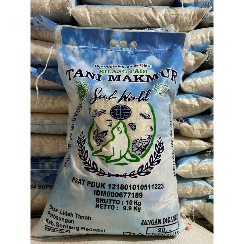 

Beras Enak, Beras Putih, Beras Pulen, Beras Medium, Beras Cap Tani Makmur 10kg