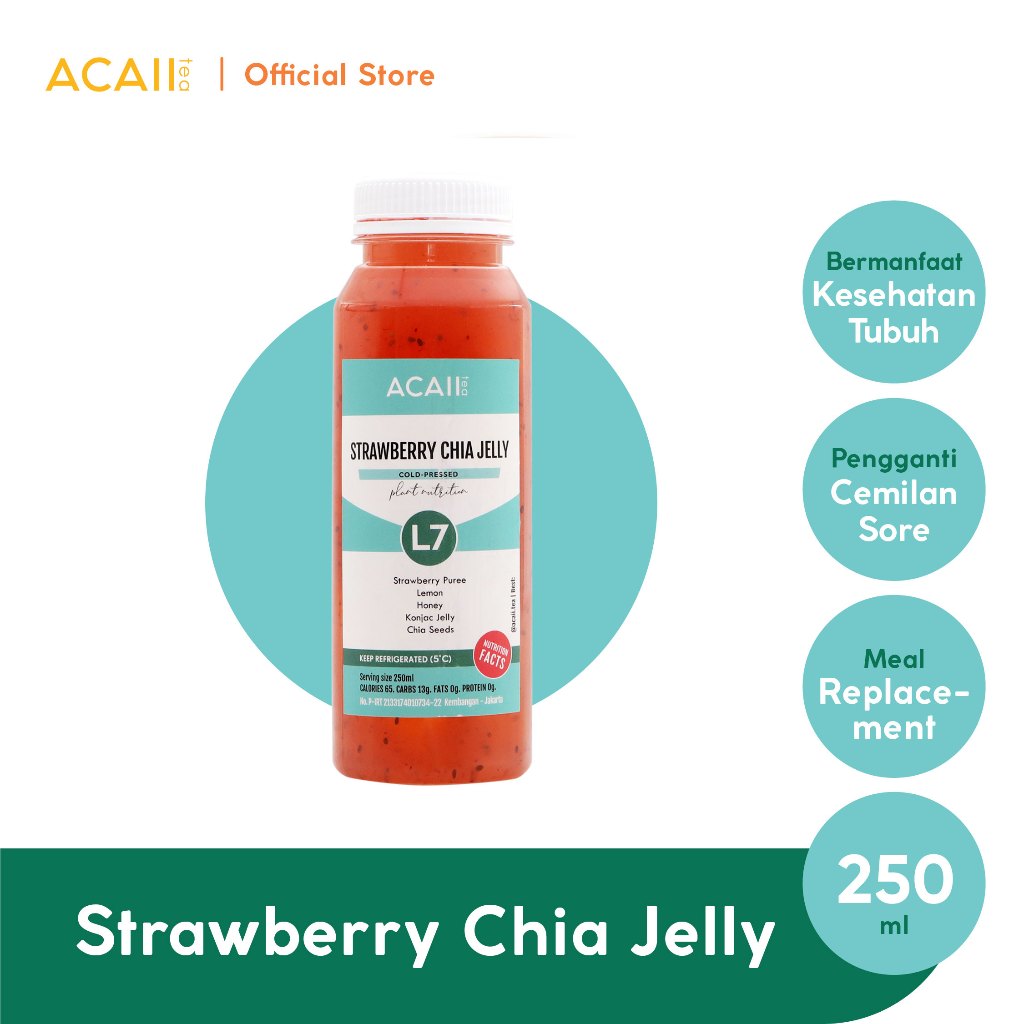 

Acaii Tea Strawberry Chia Jelly 250ml