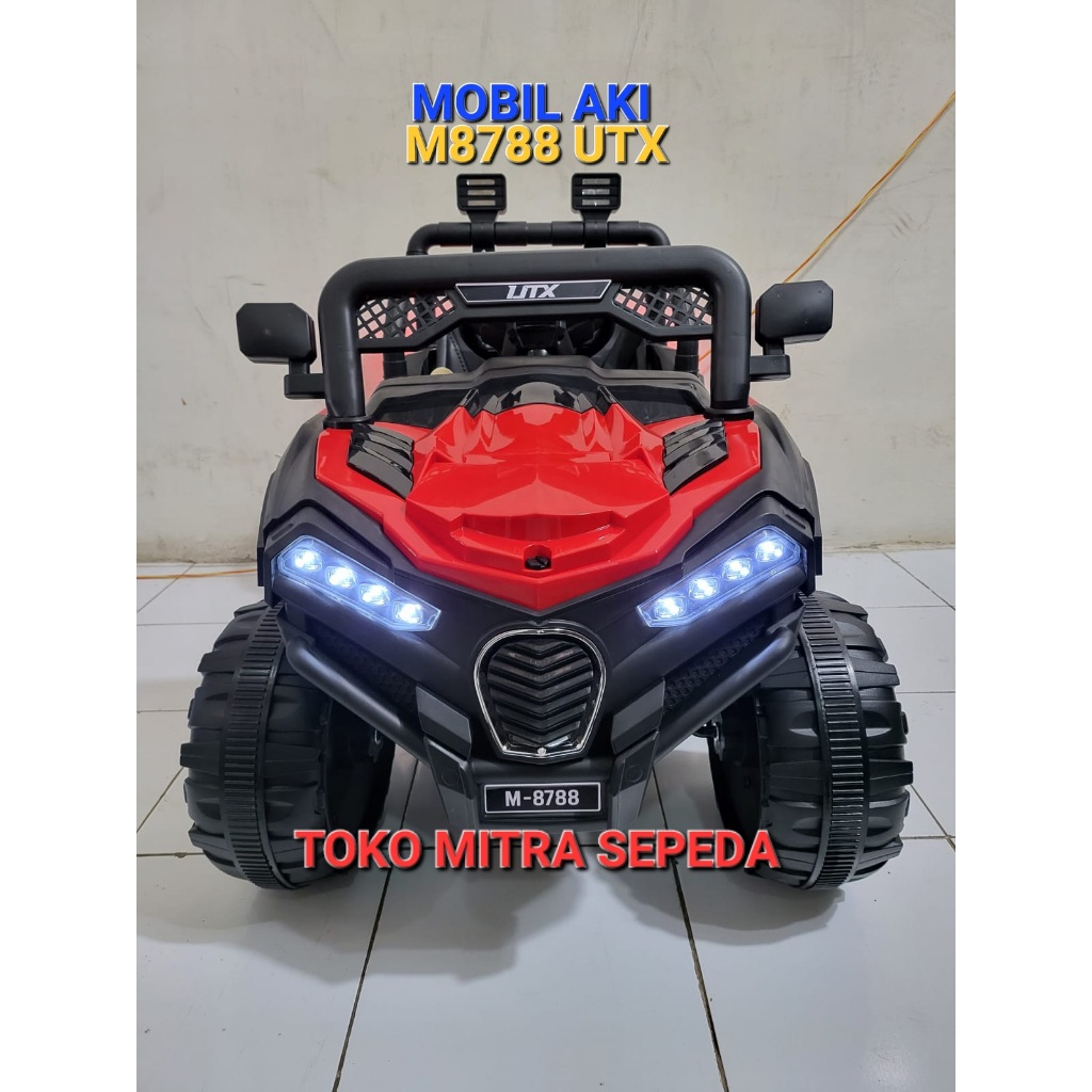 KHUSUS INSTAN Mobil Aki Anak M8788 JEEP UTX Mainan Mobilan Aki Anak JEEP UTX M8788