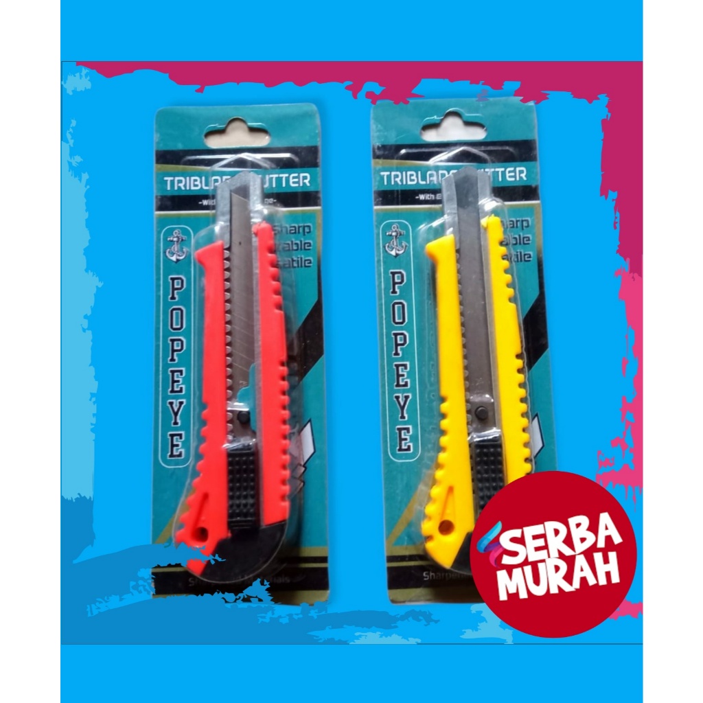 

Popeye PIsau Cutter L-500 Besar Bonus Refil 2