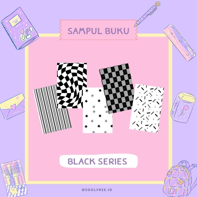 

sampul buku aesthetic / sampul buku a5 / sampul buku b5 / MONOCHROME