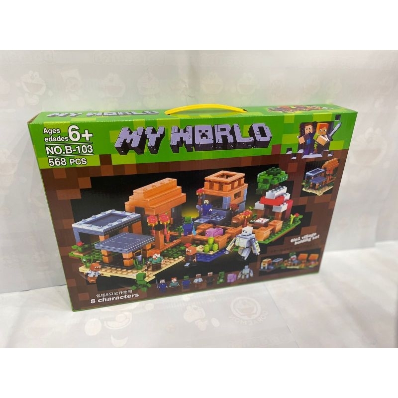 My World Block (Mainan Block dengan bentuk Minecraft)