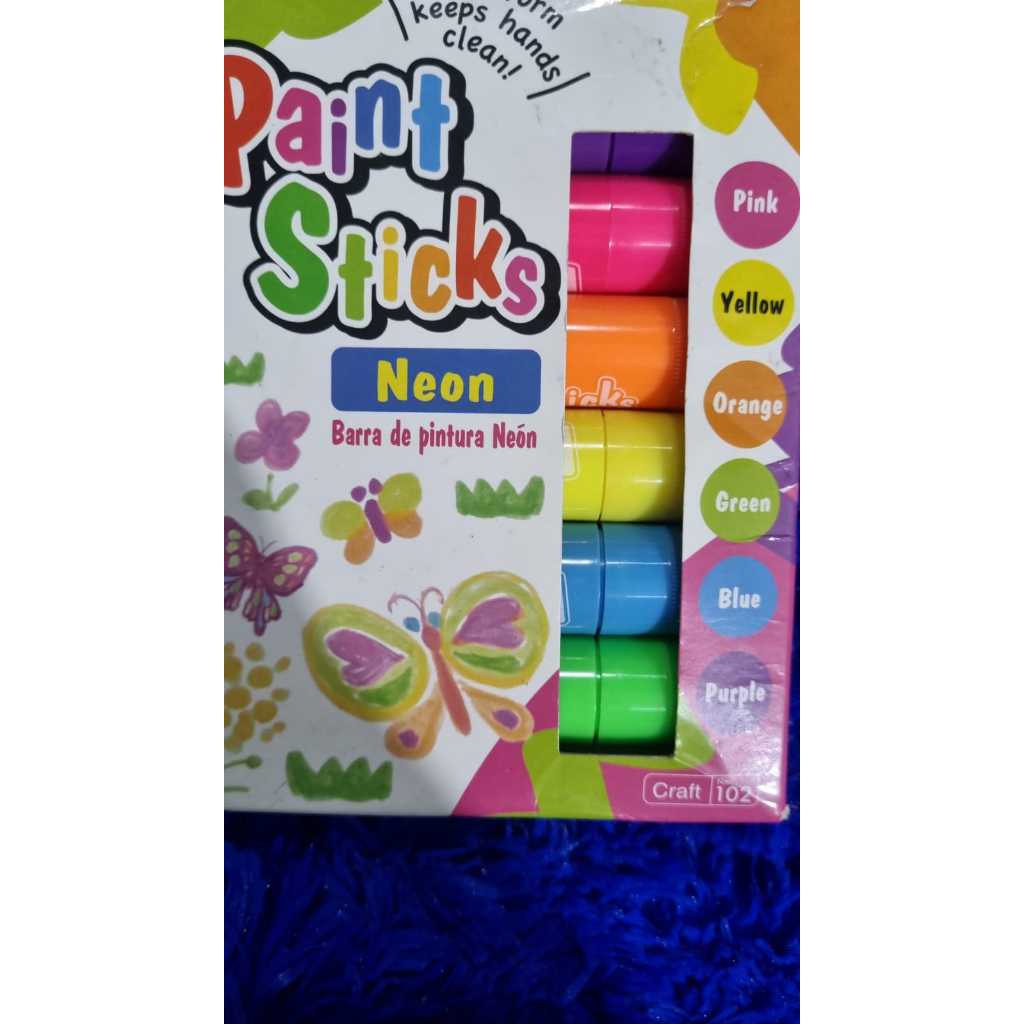 

paint stick 6 colors keep hands clean craft idea diy