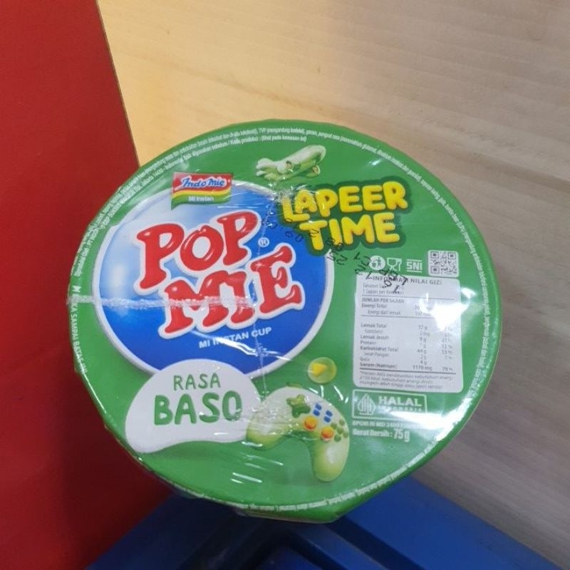 

Indomie Pop Mie Mi Instan Cup Rasa Baso 75gr