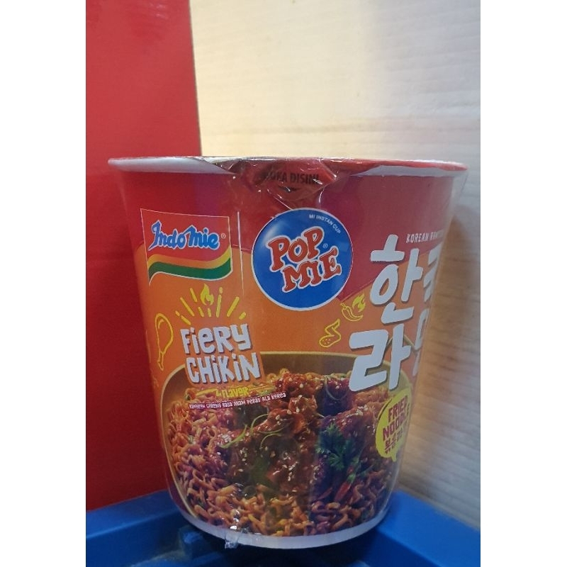 

Indomie Pop Mie Korean Ramyeon Goreng Fiery Chikin Flavor 74gr