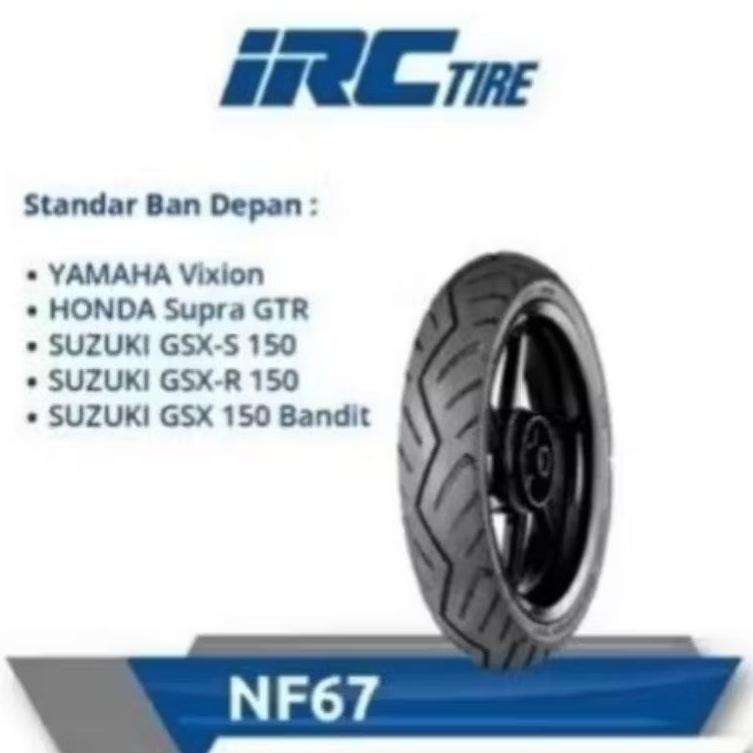 Ban IRC 90/80-17 Produksi terbaru Kwalitas100%Original Tubeless