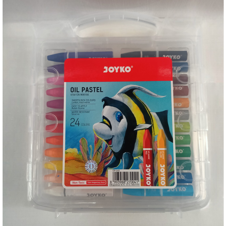 

Joyko Oil Pastel OP-24S Hexagonal 1set(24pcs)
