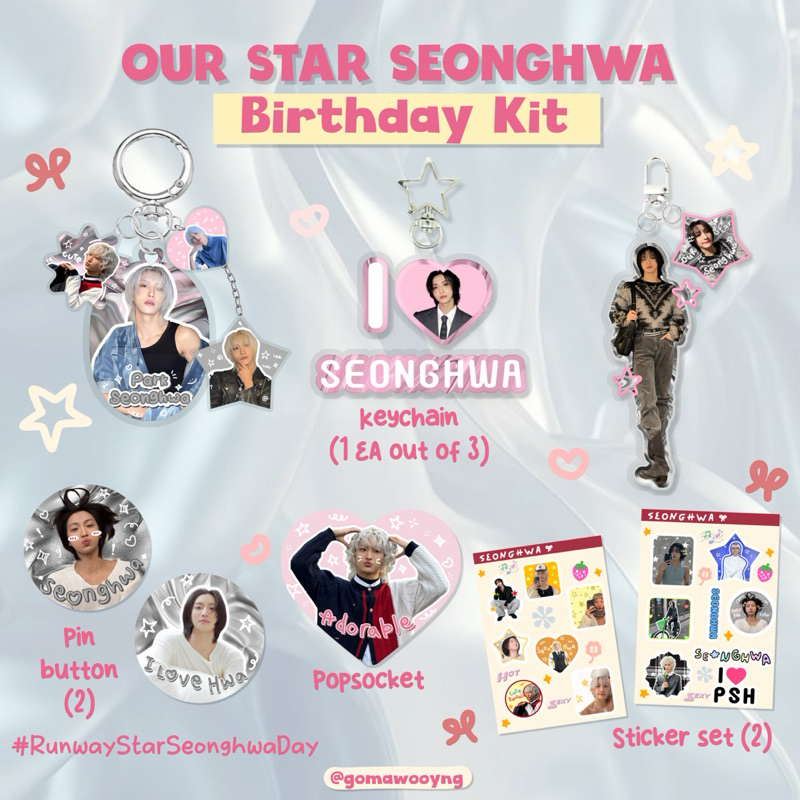 [ready stock] Seonghwa Birthday Kit by gomawooyng