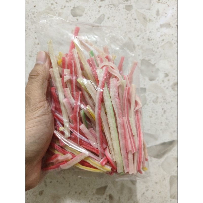 

Kerupuk Jaat Warna-warni Kemasan 250 Gram