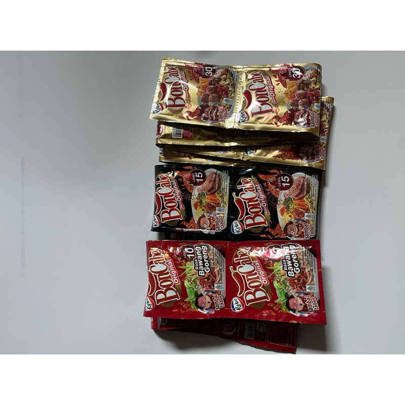 

boncabe kemasan sachet 1 renteng 10 sachet