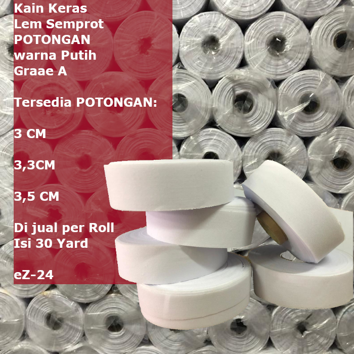 kain keras Manset Ban Pinggang Klep dengan lem jenis semprot potongan