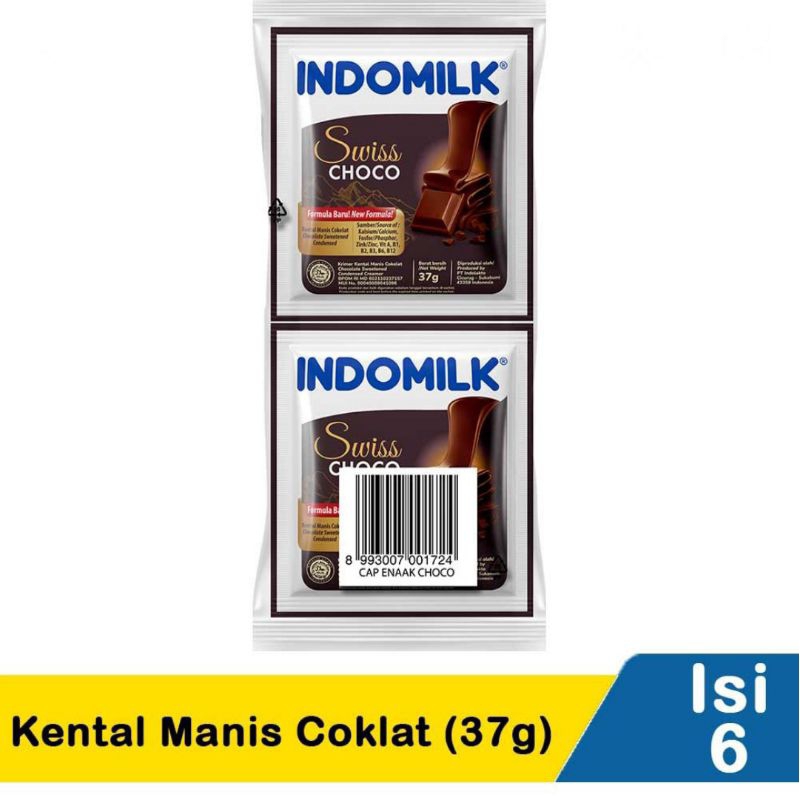 

Indomilk SKM coklat sachet isi 6