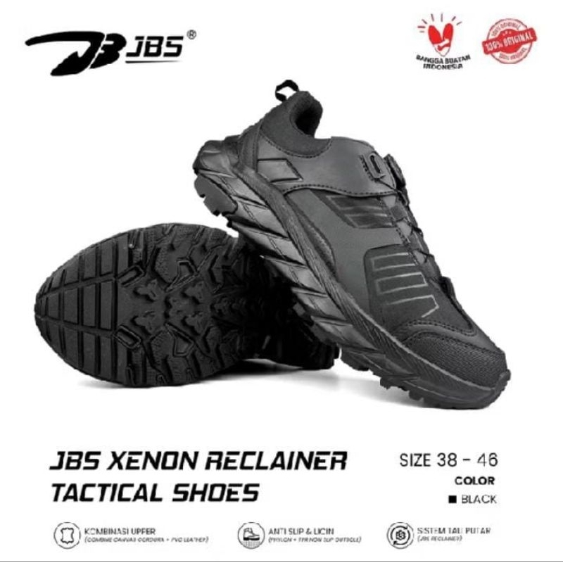 JBS TACTICAL SHOES XENON HITAM