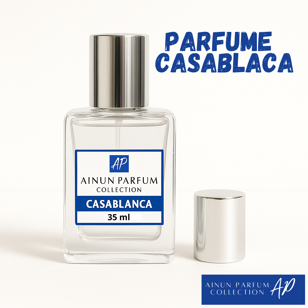 PARFUM CASABLANCA 35 ML AINUN PARFUM I KEMASAN BOTOL KACA ELEGAN I WANGI TAHAN LAMA